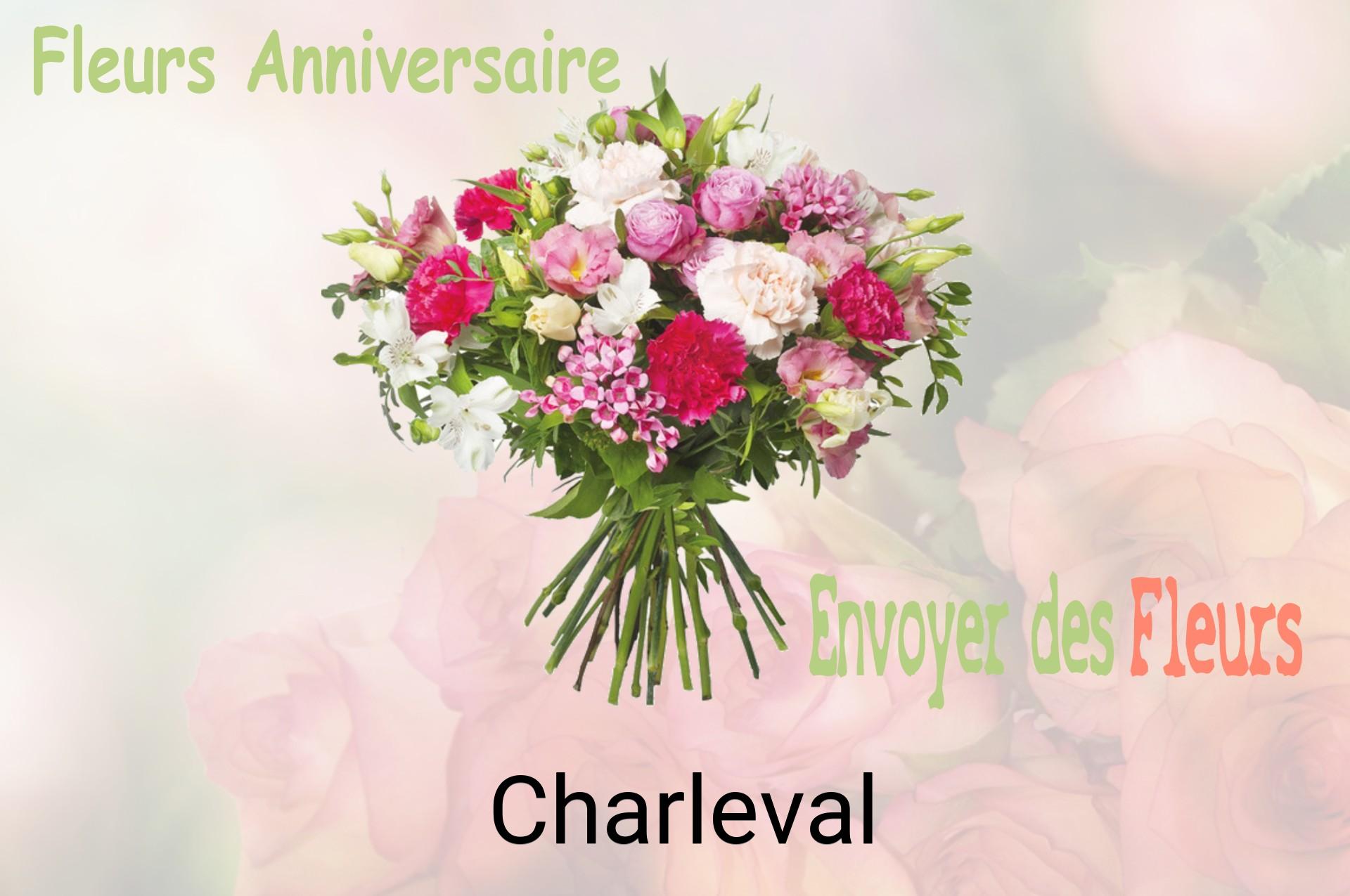 Bouquet de fleurs d’anniversaire livré à Charleval